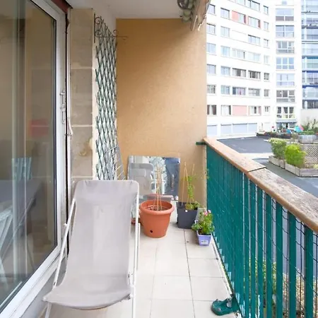 Nice And Bright 45 M With Balcony - Montparnasse Апартаменты Париж